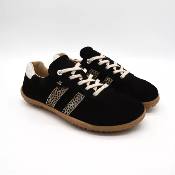 KOEL Sneaker ILA SUEDE Black Leopardo