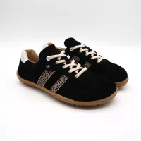 KOEL Sneaker ILA SUEDE Black Leopardo