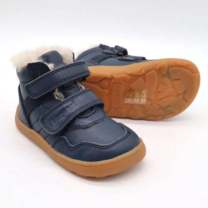 bisgaard barefoot boot BECKY LAMB navy