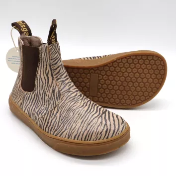 bisgaard barefoot chelsea ENE LAMB zebra glitter