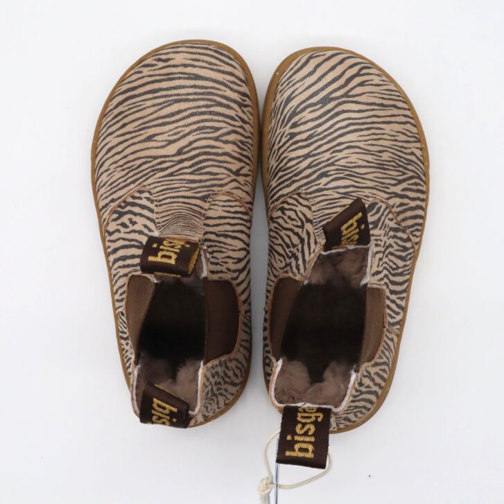 bisgaard barefoot chelsea ENE LAMB zebra glitter 33