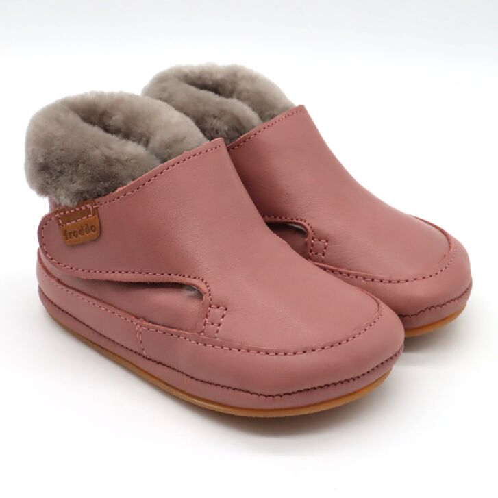 Froddo Barefoot Furry Walkers Dark Pink