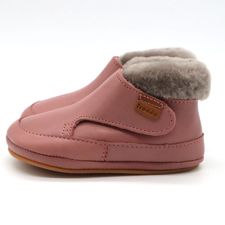 Froddo Barefoot Furry Walkers Dark Pink