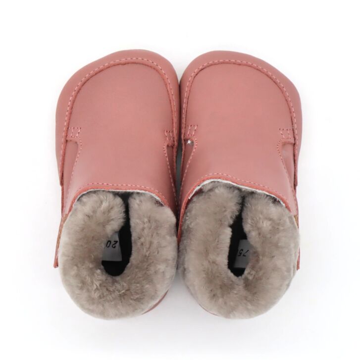 Froddo Barefoot Furry Walkers Dark Pink