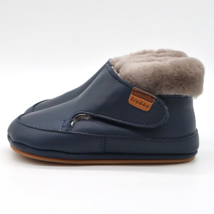 Froddo Barefoot Furry Walkers Dark Blue
