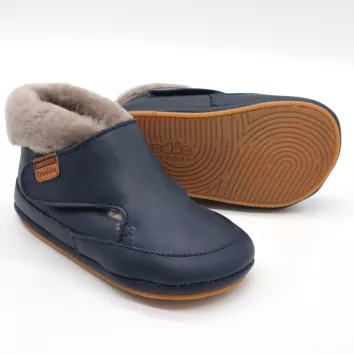 Froddo Barefoot Furry Walkers Dark Blue
