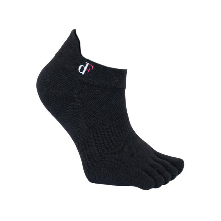 dF Zehensocken No Show Black 37-40