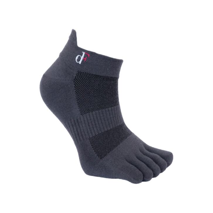 dF Zehensocken No Show Dark Grey 37-40