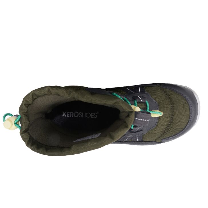 Xero Shoes Alpine Pull On Big Kidss Army Green