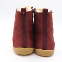 SNIPE Barfußschuh Winter-Boot Damen Burdeos