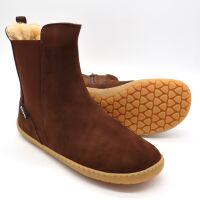 SNIPE Barfuß Boot Winter-Chelsea Damen Marron