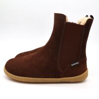 SNIPE Barfuß Boot Winter-Chelsea Damen Marron