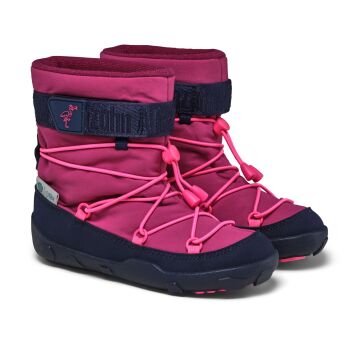 Affenzahn Schneestiefel Vegan Snowy Flamingo