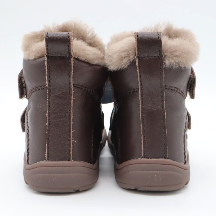 bisgaard barefoot boot EMIL LAMB dark brown