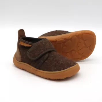 bisgaard barefoot Hausschuh Basic Brown