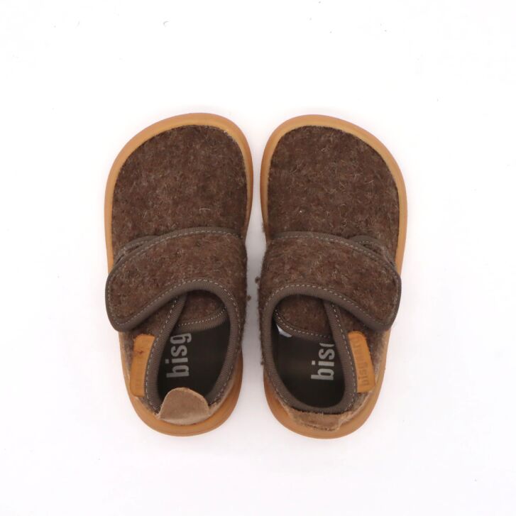 bisgaard barefoot Hausschuh Basic Brown 30