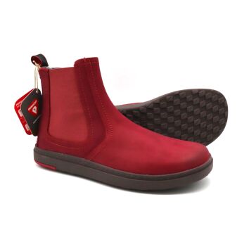BLUSUN Damen Winter Chelsea 060W Autumn Red 39