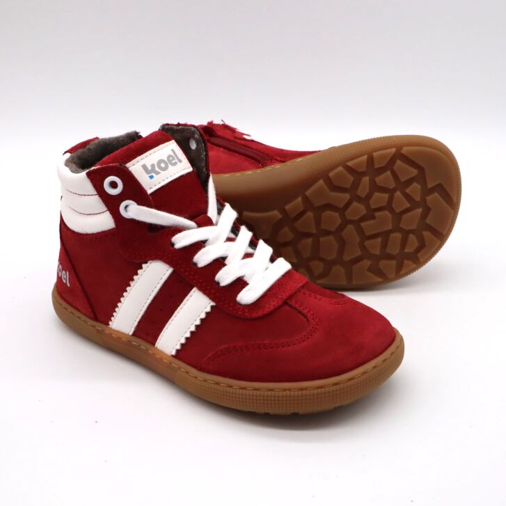KOEL High Sneaker DREW MERINO Red