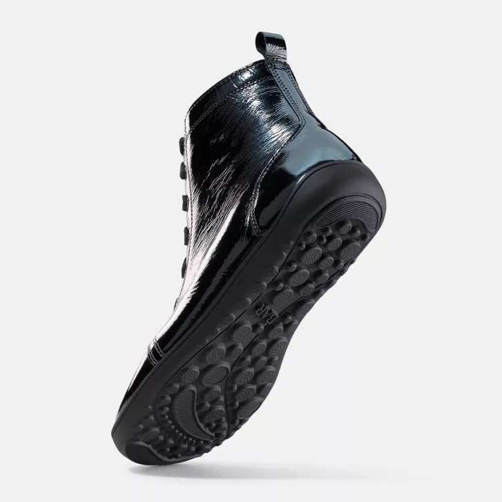BÄR Barefoot Stiefelette JULIE 2.0 Schwarz Lack