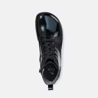 BÄR Barefoot Stiefelette JULIE 2.0 Schwarz Lack