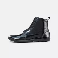 BÄR Barefoot Stiefelette JULIE 2.0 Schwarz Lack