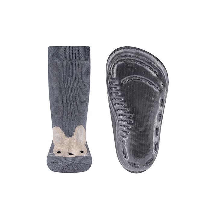EWERS Stoppersocken SoftStep Hase Stahlgrau