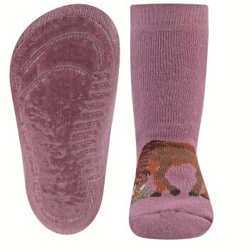 EWERS Stoppersocken SoftStep Pferd Old Rose