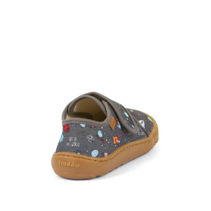 Froddo Barefoot Slippers CANVAS Grey+ 28