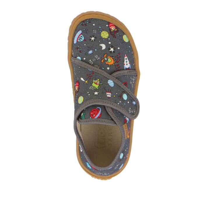 Froddo Barefoot Slippers CANVAS Grey+ 28