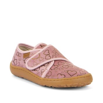 Froddo Barefoot Slippers CANVAS Pink Gold 25