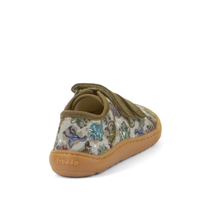 Froddo Barefoot Slippers CANVAS Olive 29