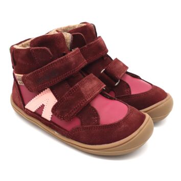 Develab BF Soft Shoe 2Velcro Tex Burgundy 32