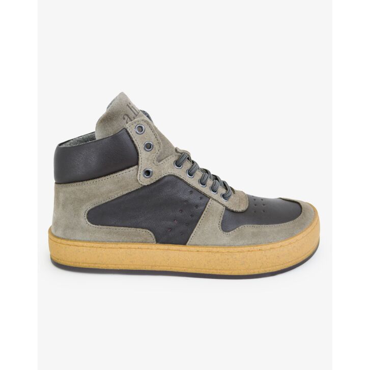a.li.ás Damen High Top Sneaker AREN Aubergine Grey