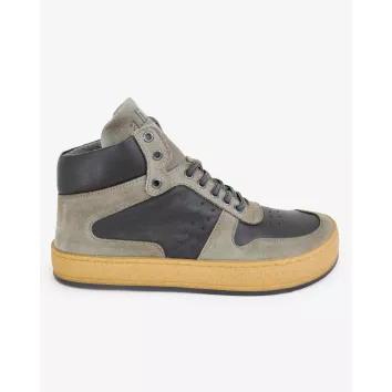 a.li.ás Damen High Top Sneaker AREN Aubergine Grey