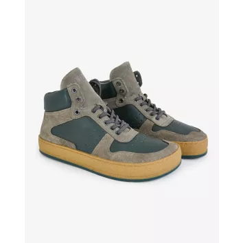 a.li.ás Damen High Top Sneaker AREN Dk. Green Grey