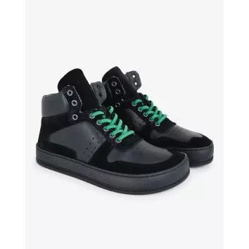 a.li.ás Herren High Top Sneaker AREN Black