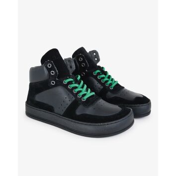 a.li.ás Herren High Top Sneaker AREN Black 43