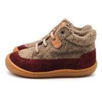 Develab Lauflern Schnürschuh Fleece Burgundy