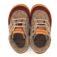 Develab Lauflern Schnürschuh Fleece Burgundy