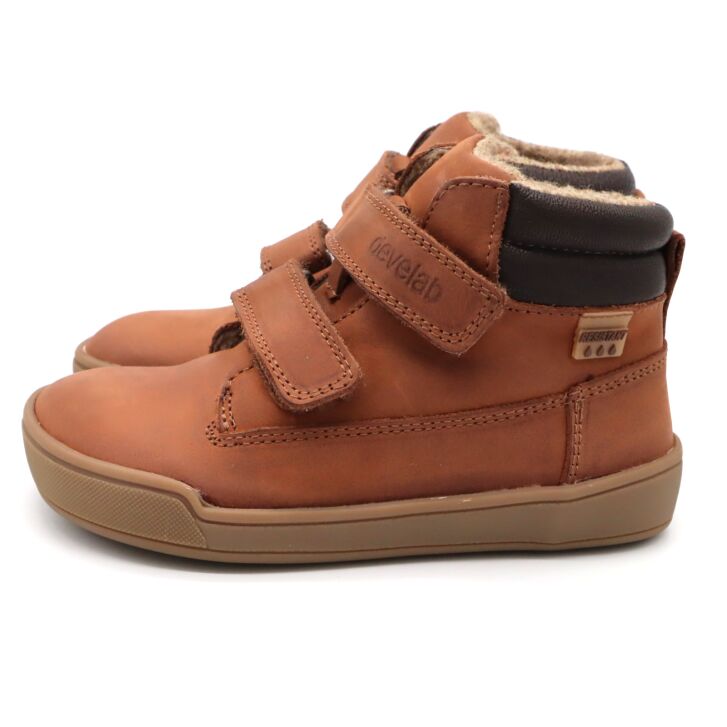 Develab BF Mid Boot 2Velcro WP Cognac
