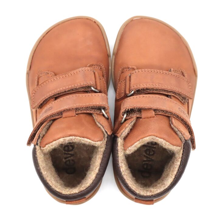 Develab BF Mid Boot 2Velcro WP Cognac 29