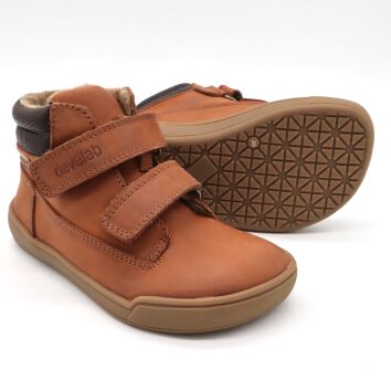 Develab BF Mid Boot 2Velcro WP Cognac 29