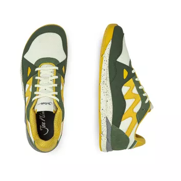 Joe Nimble Sneaker Addict Damen Grün Gelb