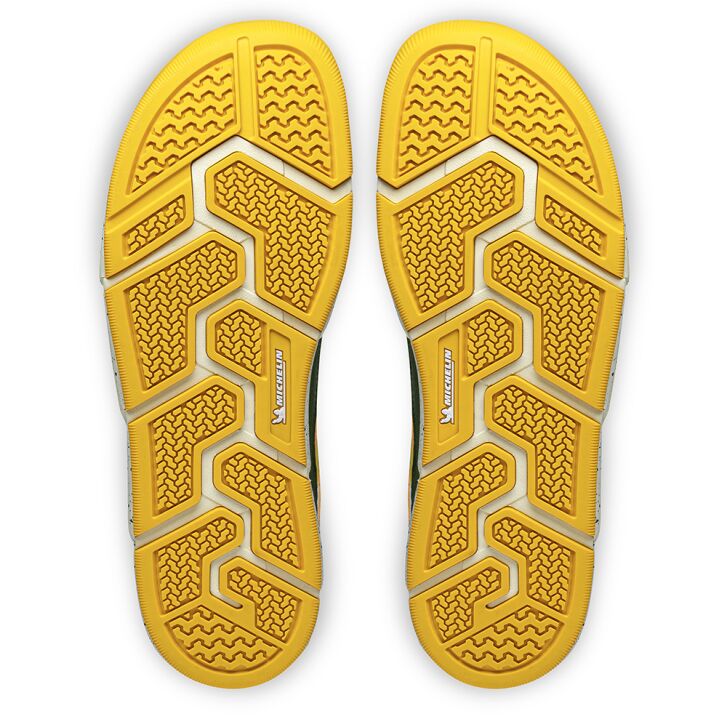 Joe Nimble Sneaker Addict Herren Grün Gelb