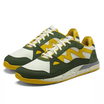 Joe Nimble Sneaker Addict Herren Grün Gelb