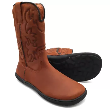 KOEL Cowboy Stiefel FIONA LEATHER Chocolate