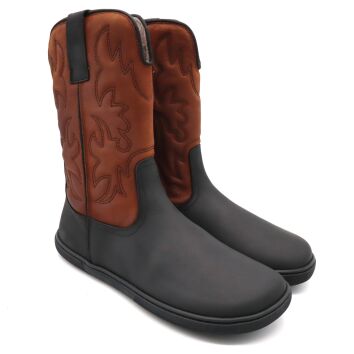 KOEL Cowboy Stiefel FIONA FELT Chocolate 38