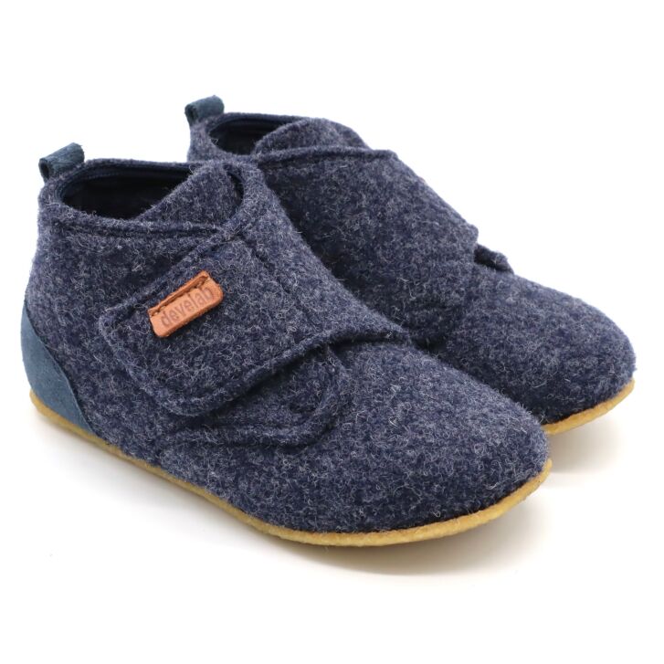 Develab Firststep Hausschuh Velcro Navy