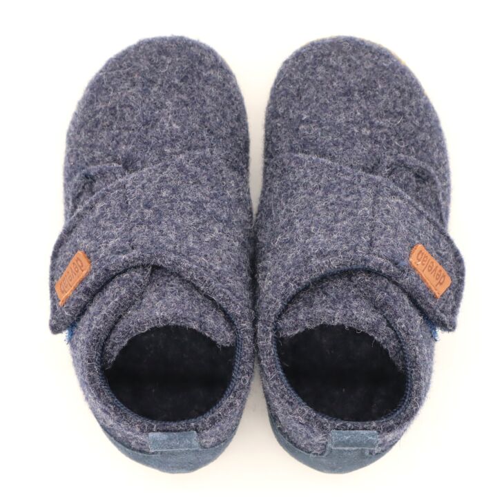 Develab Firststep Hausschuh Velcro Navy