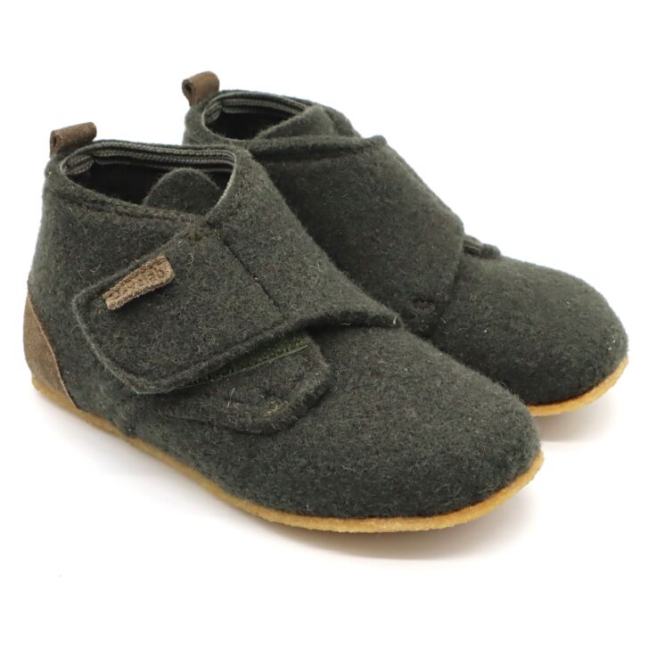 Develab Firststep Hausschuh Velcro Kaki
